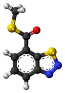 atomic acibenzolar fungicide molecule