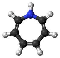 azepine nitrogen heterocycle as a 3d model