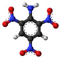 trinitroaniline chemical molecule