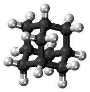 clipart of adamantane diamondoid molecule