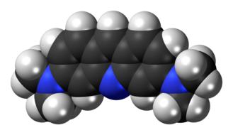 acridine orange fluorescent dye as a 3d model