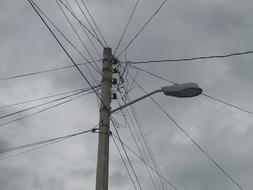 Pole Lamp on street