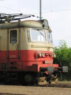 Electric old Railway Locomotive