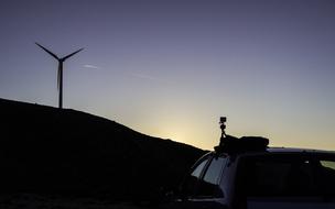 landscape of Mountain Highland at sunrise