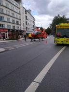 Helicopter Amok Blue Technology on road