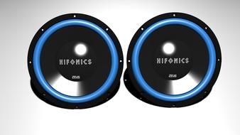 woofer under electronics speaker