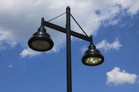 Street Light on a sunny day