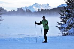 Skier Icy