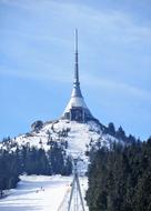 Jested Tower is a television transmitter built in the Czech Republic