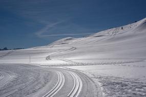 Winter Snow big road