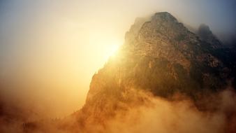 Nature Fog and sun