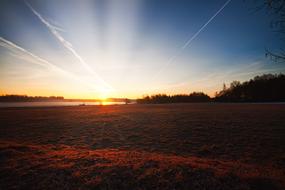 peaceful morning landscape