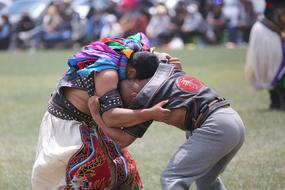 Mongolian Wrestle people