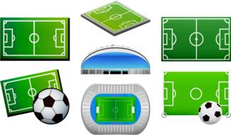 football arena as a drawing