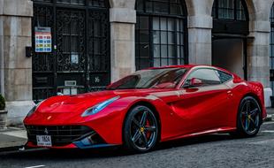 red Ferrari F12berlinetta