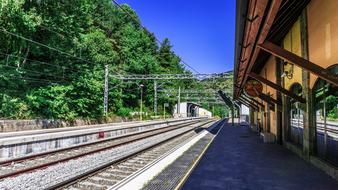 railway station at the old ski station