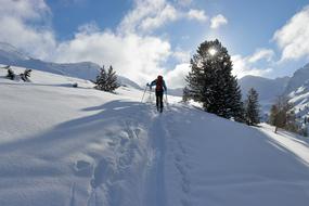 Winter Sun road