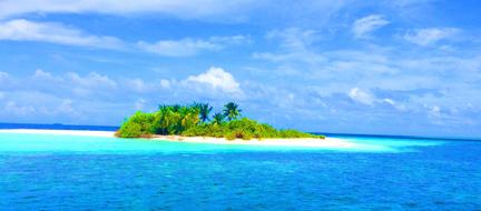 Maldives Beach green
