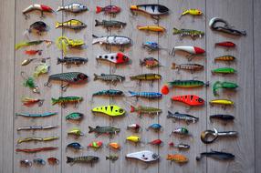 Fishing Rod Hooks colors