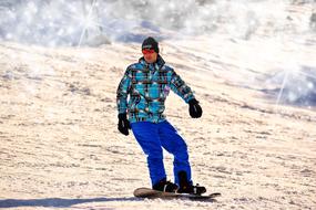 Snowboarding Man at Winter Extreme