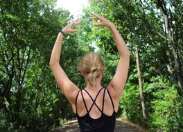 woman dancing Sun Dance