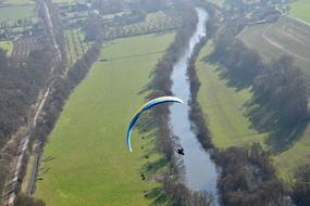 Paraglider Sailing