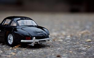 vintage black model of mercedes benz car