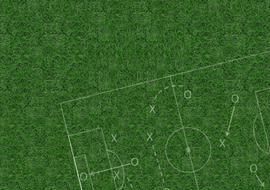 rush football grass play drawing