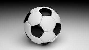 football 3d rendering