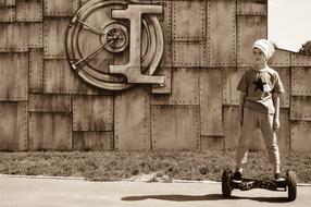 boy on Segway