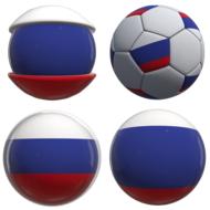 russian world cup 2018 as a drawing