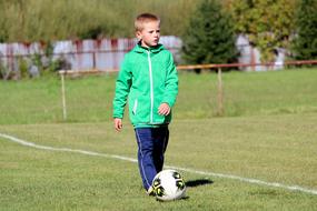 Football Boy play