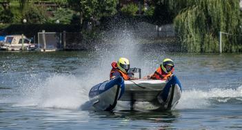 Motor Boat race Water Sports