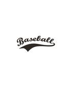baseball tail sport text drawing