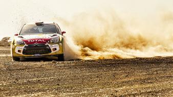 Race Car Track on Dirt Road