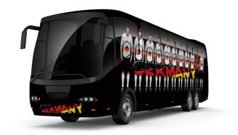 painted bus of german soccer team