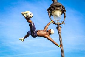 athlete with ball