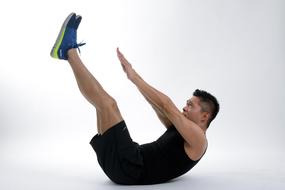 a man doing fitness