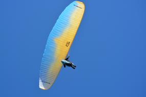 Paraglider Aircraft on sky