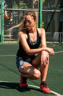 Photoshoot of Girl Training