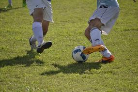 Soccer players Dribble Sport