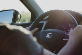 Steering Wheel Seat of car