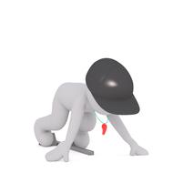 crawling stickman