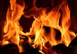 dancing fire flame