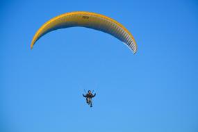 Paragliding as a symbol of freedom