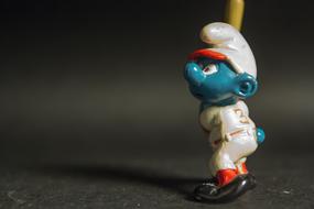 Smurf ceramic Baseball