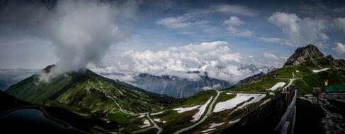 scenic mountain landscape in Austria
