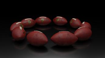 American Football balls
