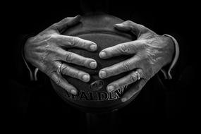 Ball Basketball in Hands