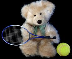 Teddy Bear with Tennis